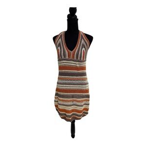 SHEIN Multicolor Knit Swim Coverup